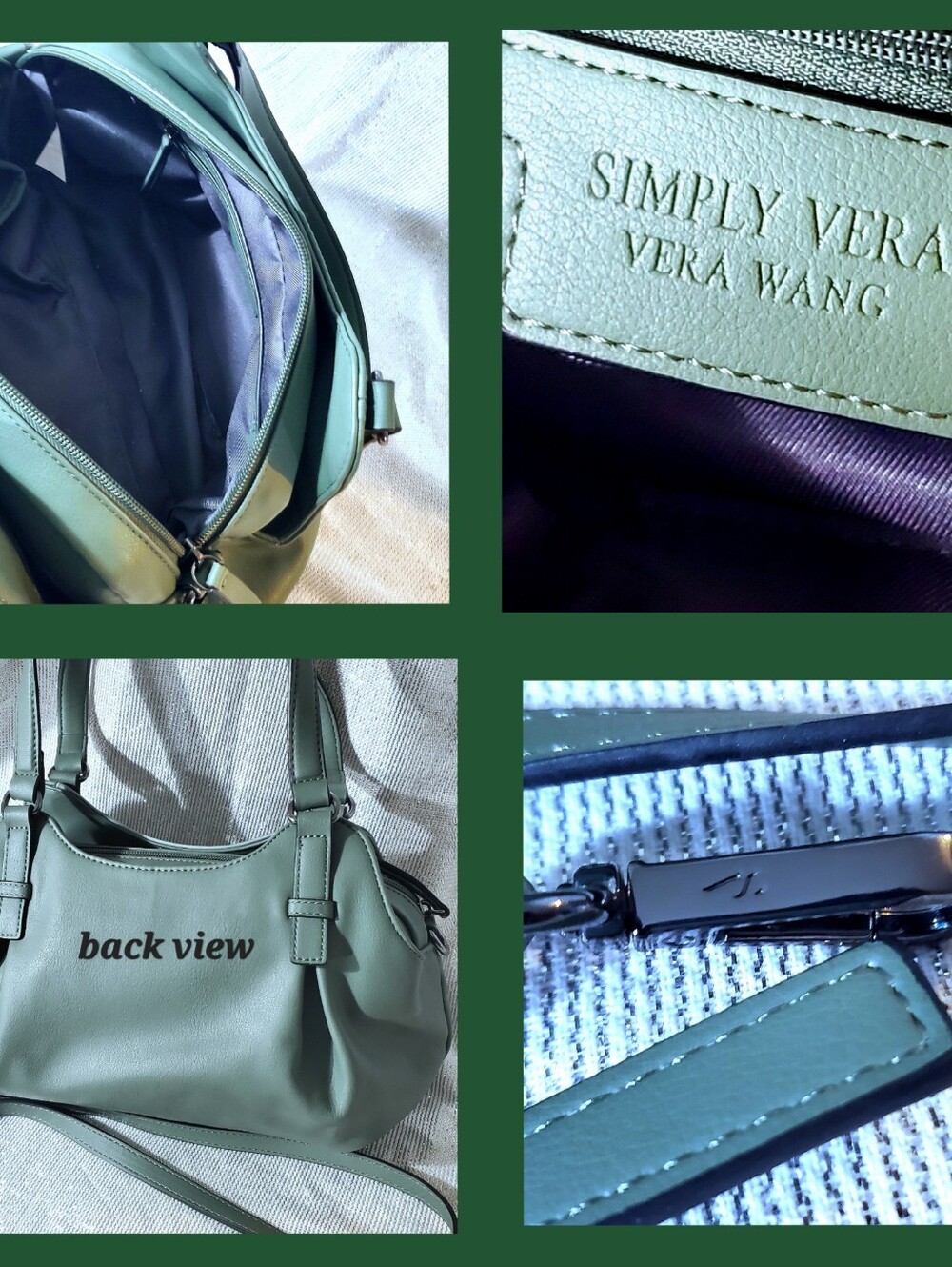 Simply Vera Vera Wang Buena Satchel Bag - Picture 12 of 14